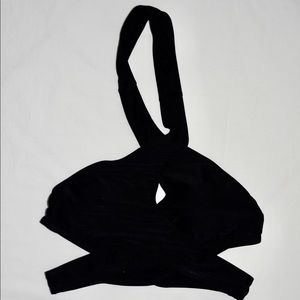 Bikini top | Black | Strappy Wrap | Push Up